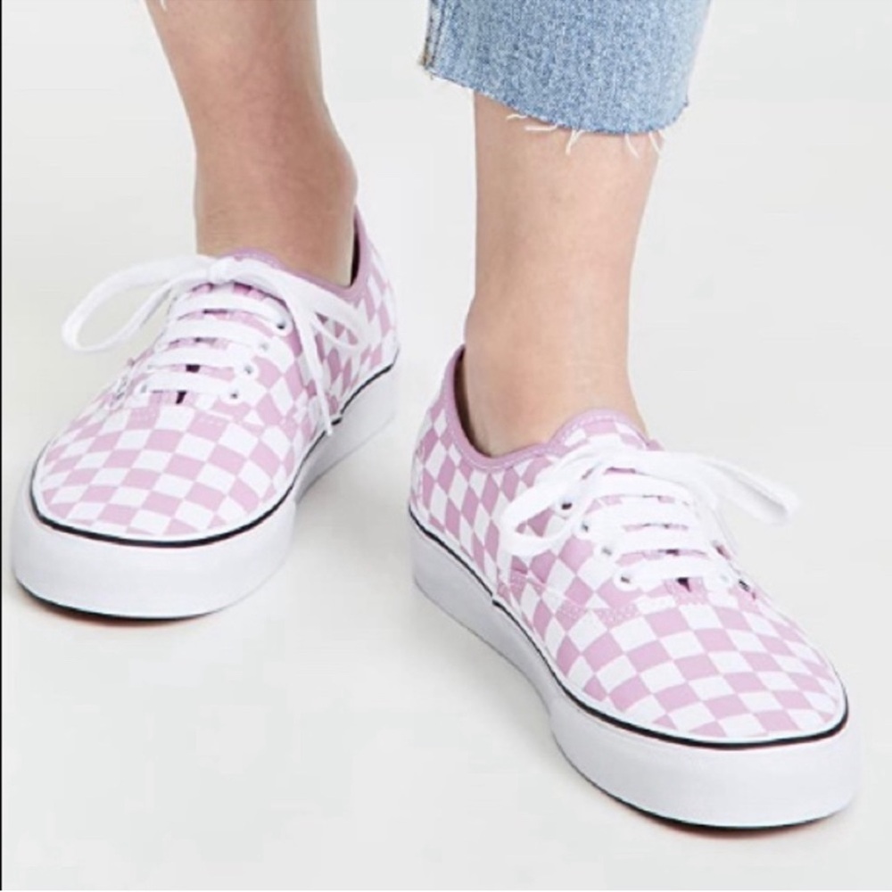 Vans Authentic Sneaker orchid/white size 10 NWT and box - Darling!!!!!🩷 - Picture 2 of 7